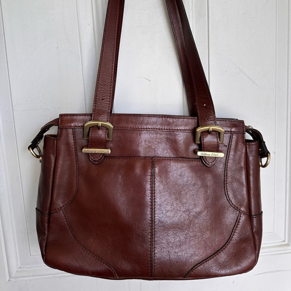 Patricia Nash Brown Leather Shoulder Bag